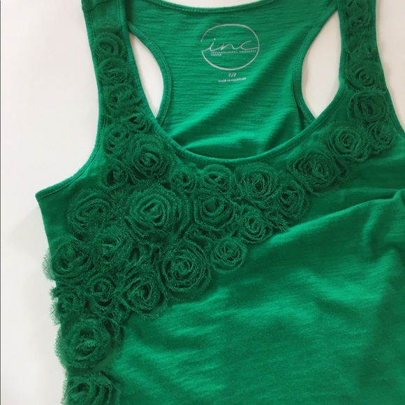 Green Embellished Tank Top - Picture 5 of 8